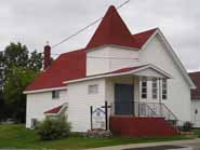 First Baptist Church today.  Photo courtesy of the Northern Ontario Railroad Museum and Heritage Centre.