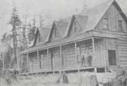 First school at Sainte-Anne-des-Pins rectory circa 1884.  Photo courtesy of "One Hundred Years of Catholic Education: 1884 - 1984".