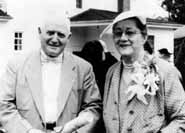 Michael Joseph (M.J.) and Emma Poupore - 1954.  Photo courtesy of the Greater Sudbury Historical Database.