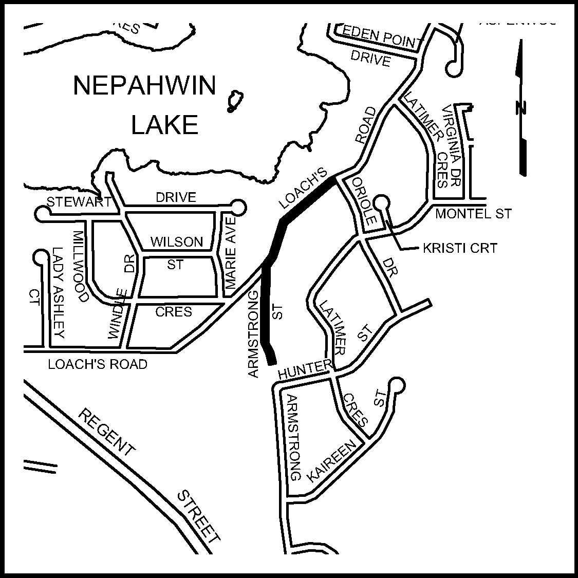 Loach's Road and Armstrong Street, Sudbury