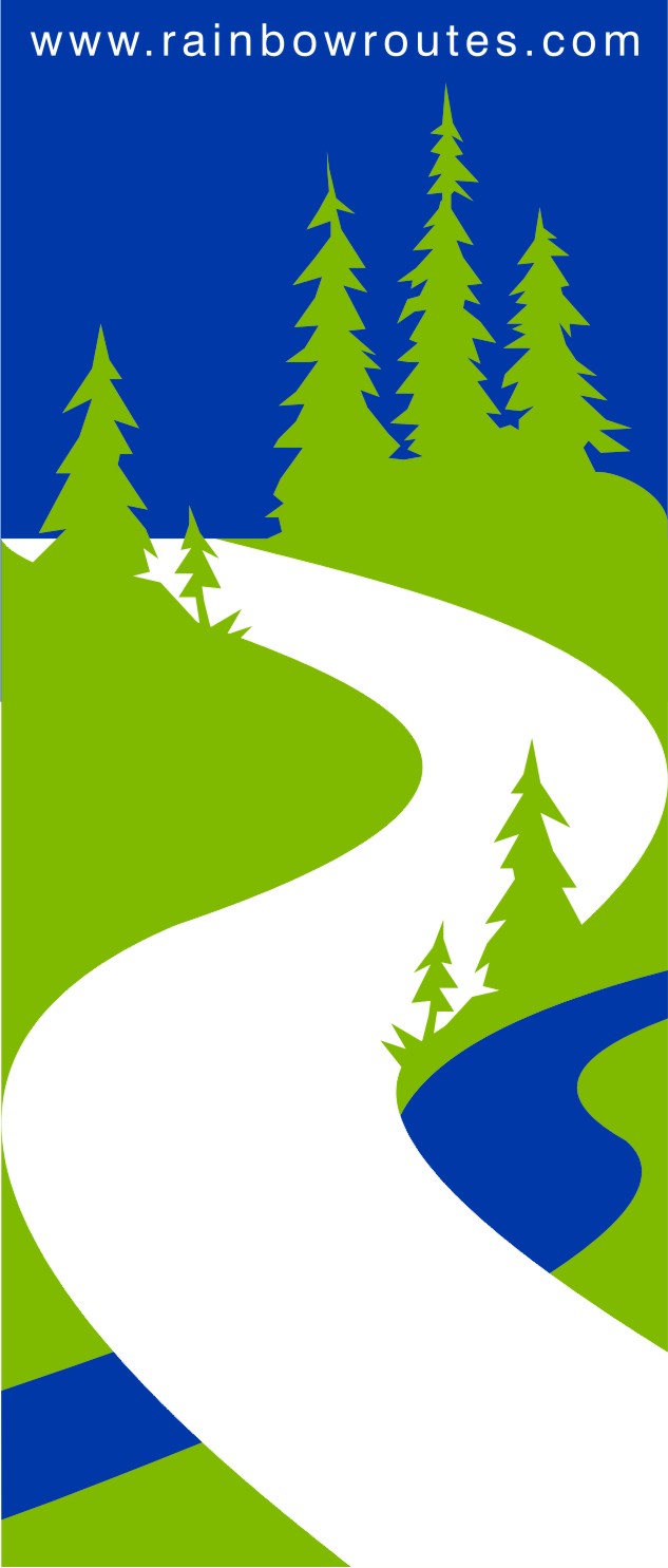 Rainbow Routes trail logo