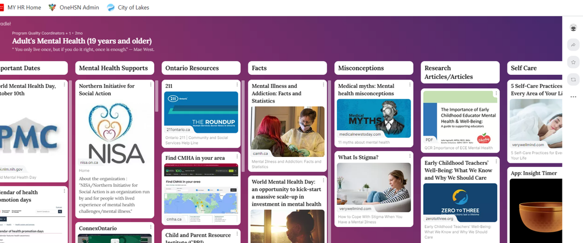 Toolkits for Educators