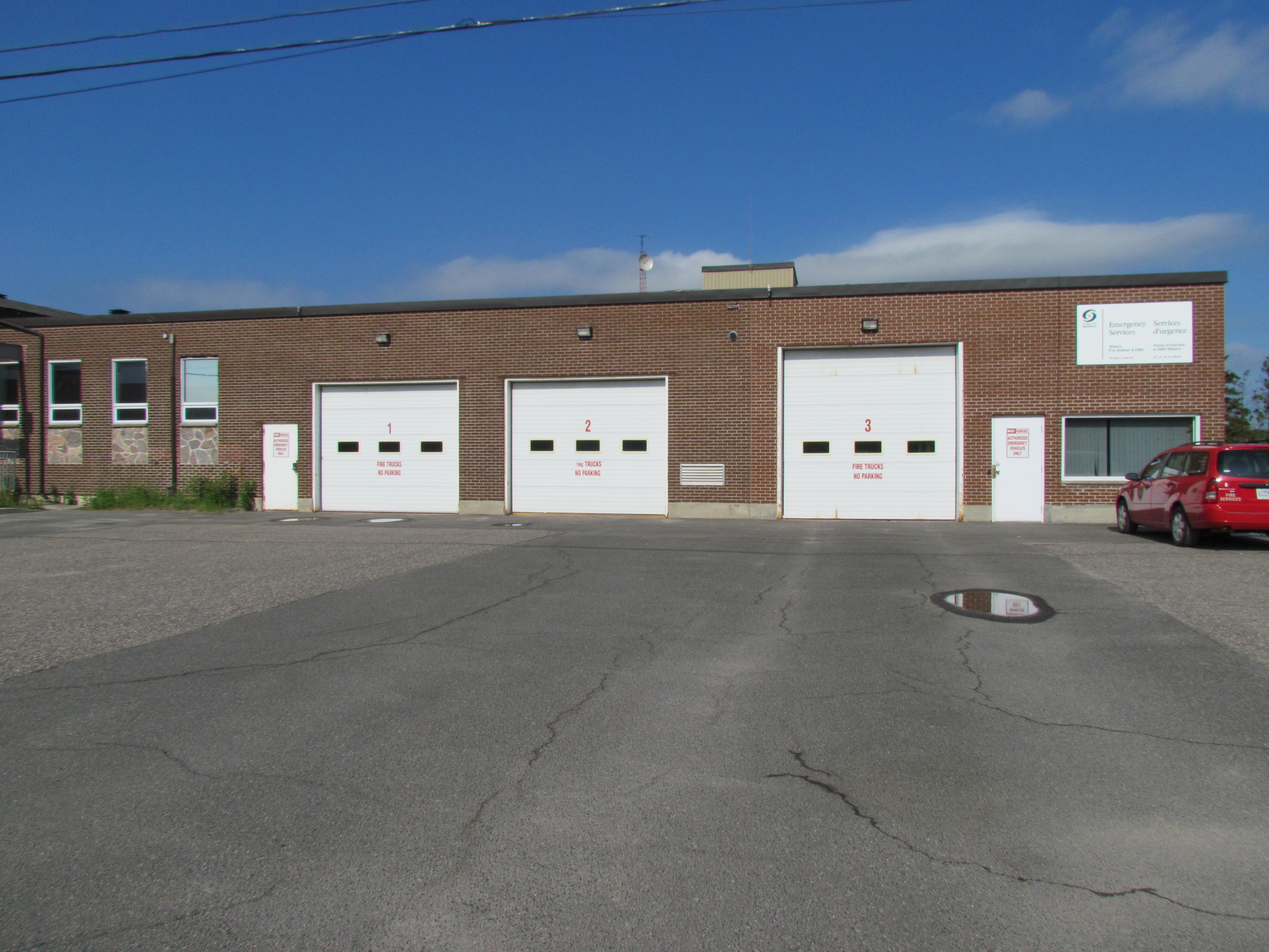 Waters Fire Station.