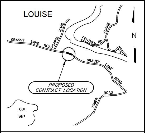 Grassy Lake Road Key Map